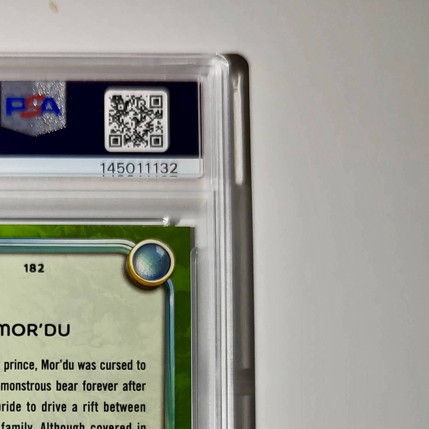 Mor'Du 2025 Topps Disney Wonder #182 Card Brave PSA 9