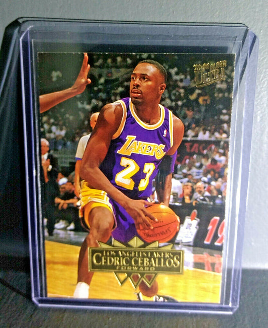 1995-96 Cedric Ceballos Fleer Ultra #87 Basketball Card