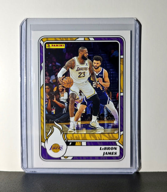LeBron James 2024-25 Panini NBA #34 Sticker Card Los Angeles Lakers