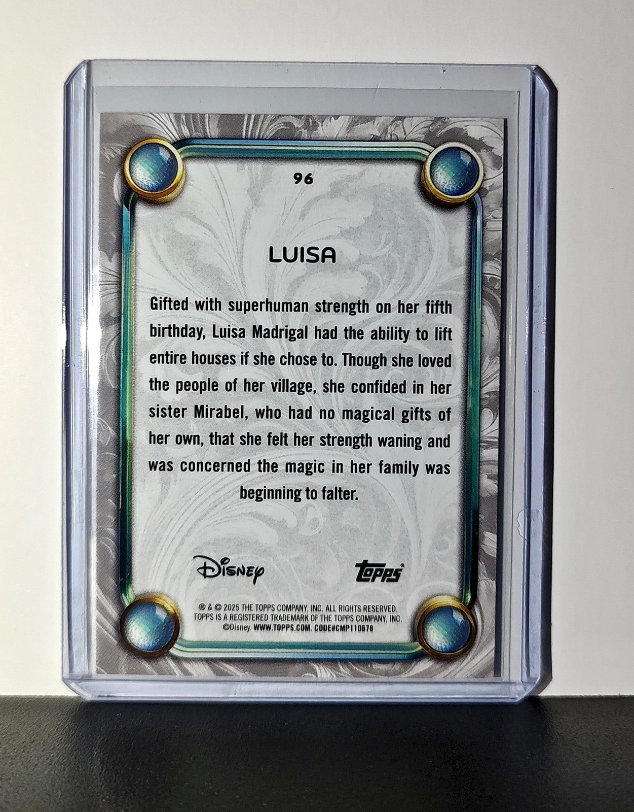 Luisa 2025 Topps Disney Wonder #96 Card Encanto