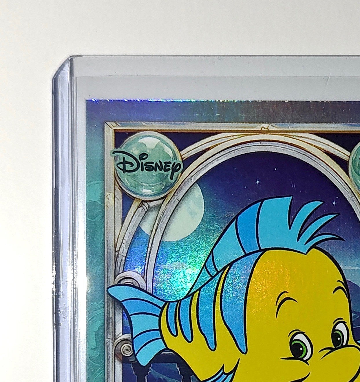 Flounder 2025 Topps Disney Wonder #122 Diamond Card The Little Mermaid