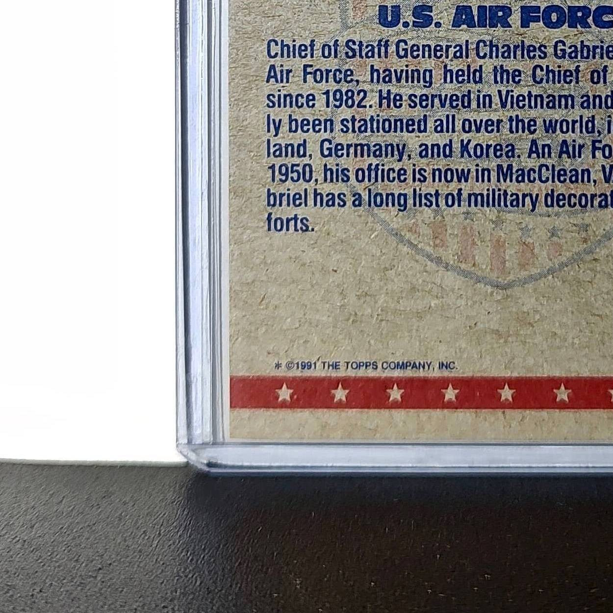 General Charles A. Horner 1991 Topps Desert Storm #7 Card