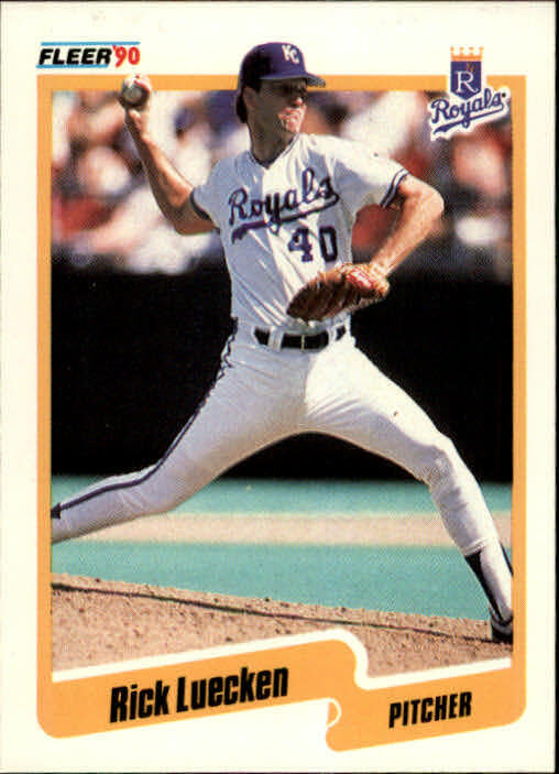 1990 Rick Luecken Fleer Baseball Card #113