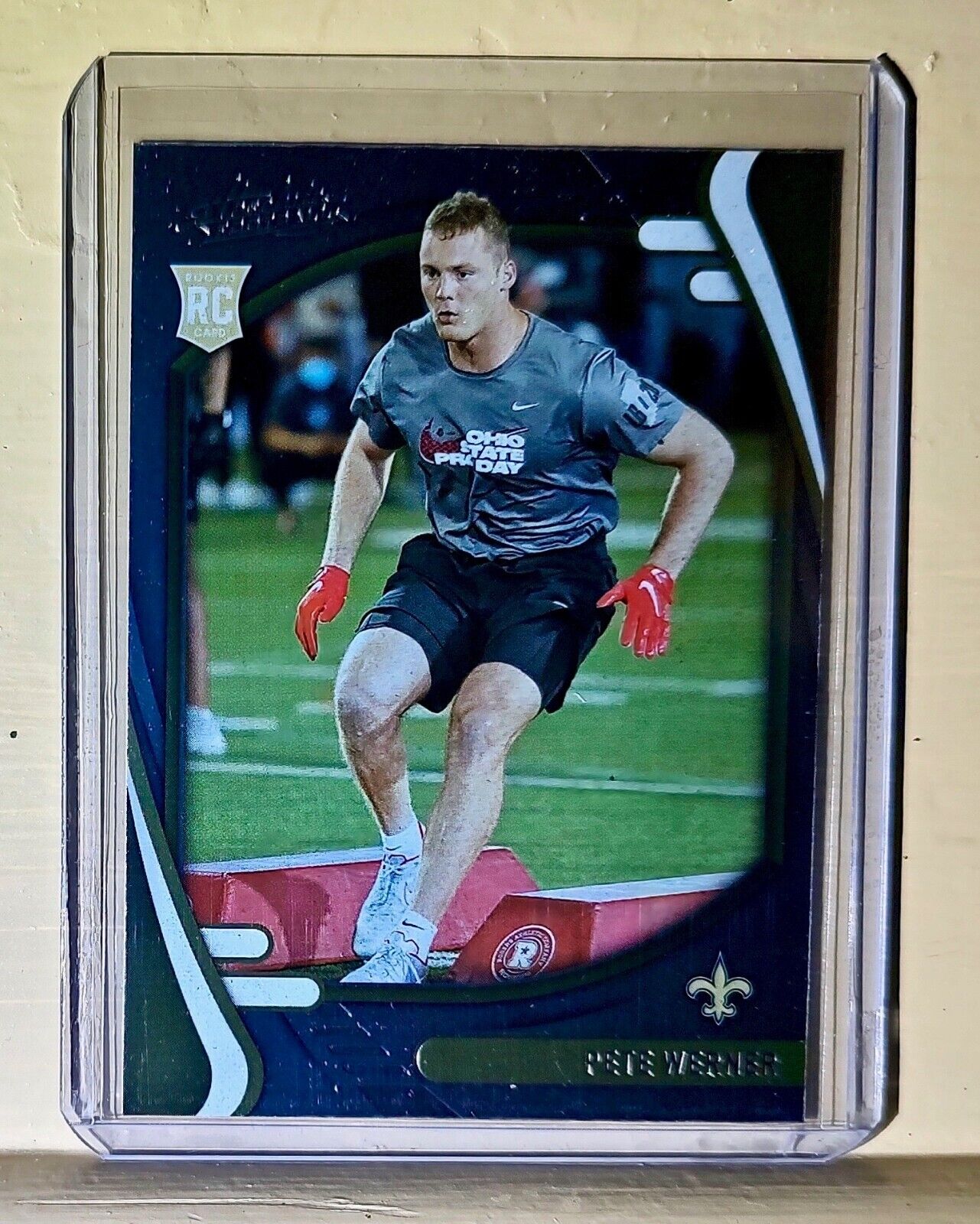 Pete Werner 2021 Panini NFL Absolute Football #181 Rookie Card Saints