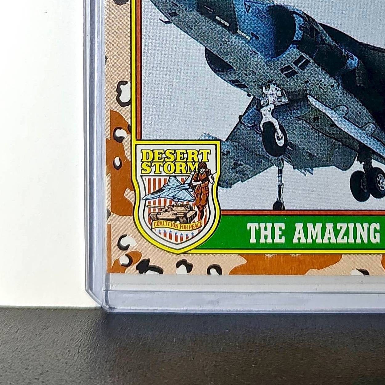 The Amazing AV-8B Harrier 1991 Topps Desert Storm #32 Card