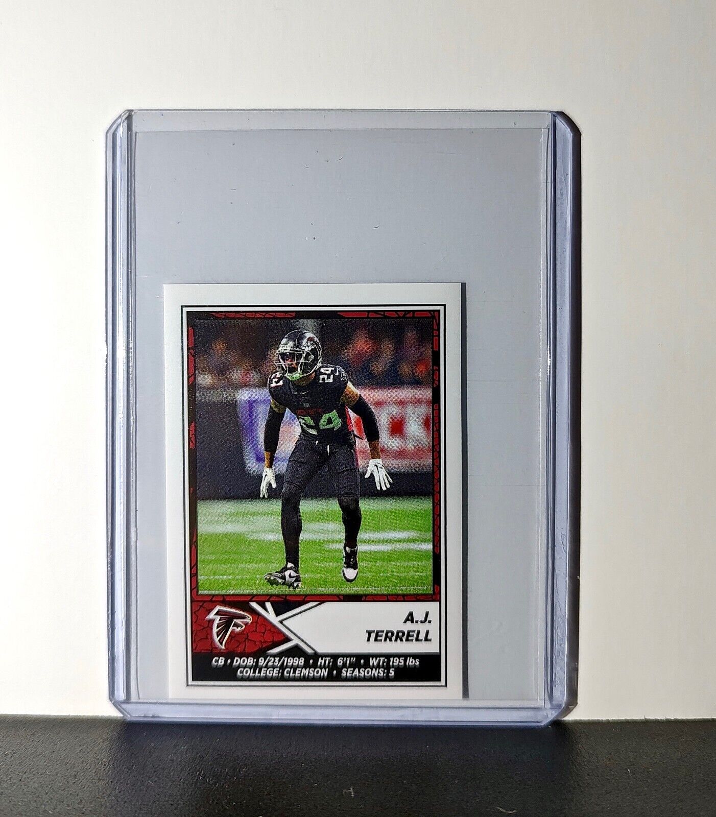 A.J. Terrell 2024 Panini NFL Sticker #437 Atlanta Falcons