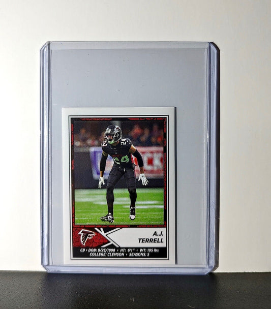 A.J. Terrell 2024 Panini NFL Sticker #437 Atlanta Falcons