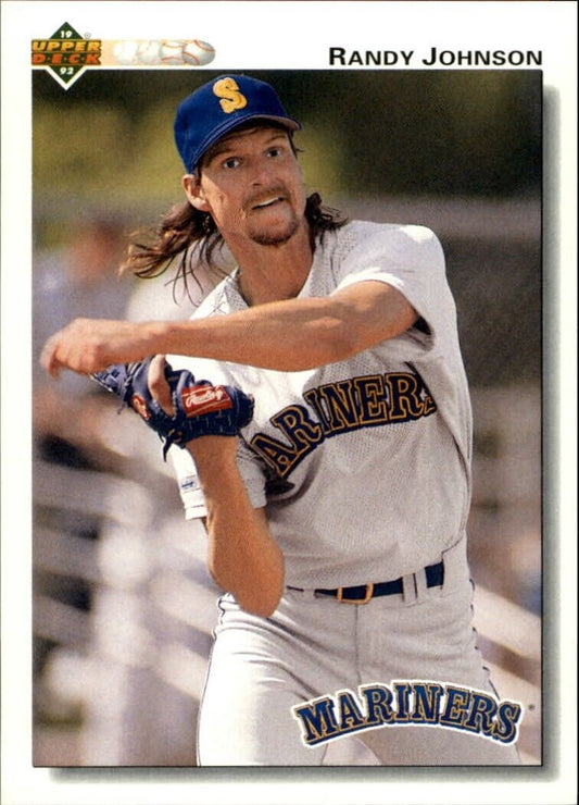 Randy Johnson 1992 Upper Deck MLB #164 Baseball Card Seattle Mariners