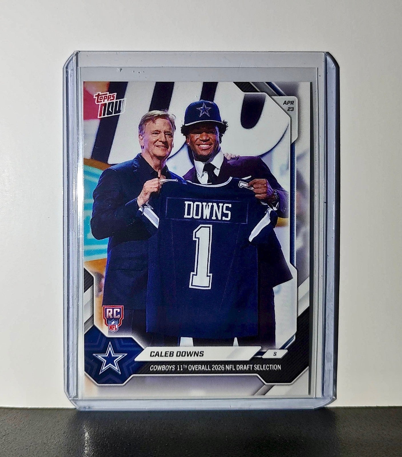 Caleb Downs Rookie 2026 Topps Now Draft Night #CDOW Card Dallas Cowboys