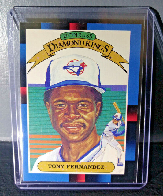 1988 Tony Fernandez Donruss Diamond Kings #12 Baseball Card