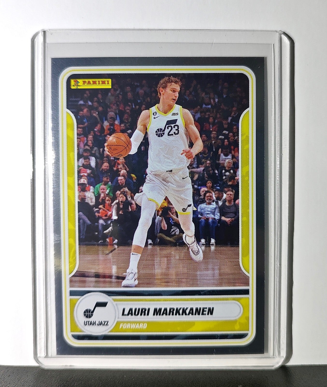 Lauri Markkanen 2023-24 Panini NBA #63 Foil Sticker Card Utah Jazz