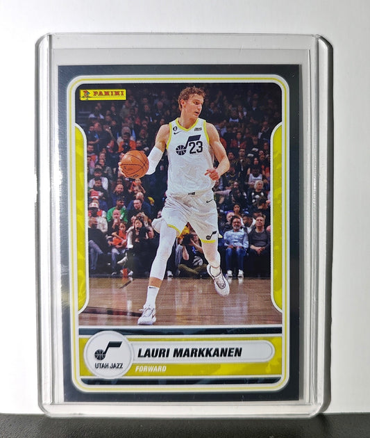 Lauri Markkanen 2023-24 Panini NBA #63 Foil Sticker Card Utah Jazz