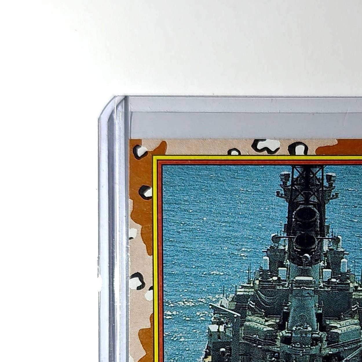 USS Wisconsin 1991 Topps Desert Storm #60 Card