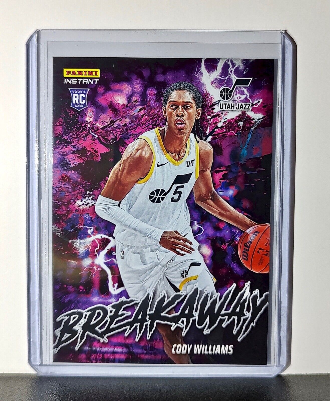 2024-25 Panini Instant NBA Breakaway Complete 18 Card Set in toploaders 1/1355