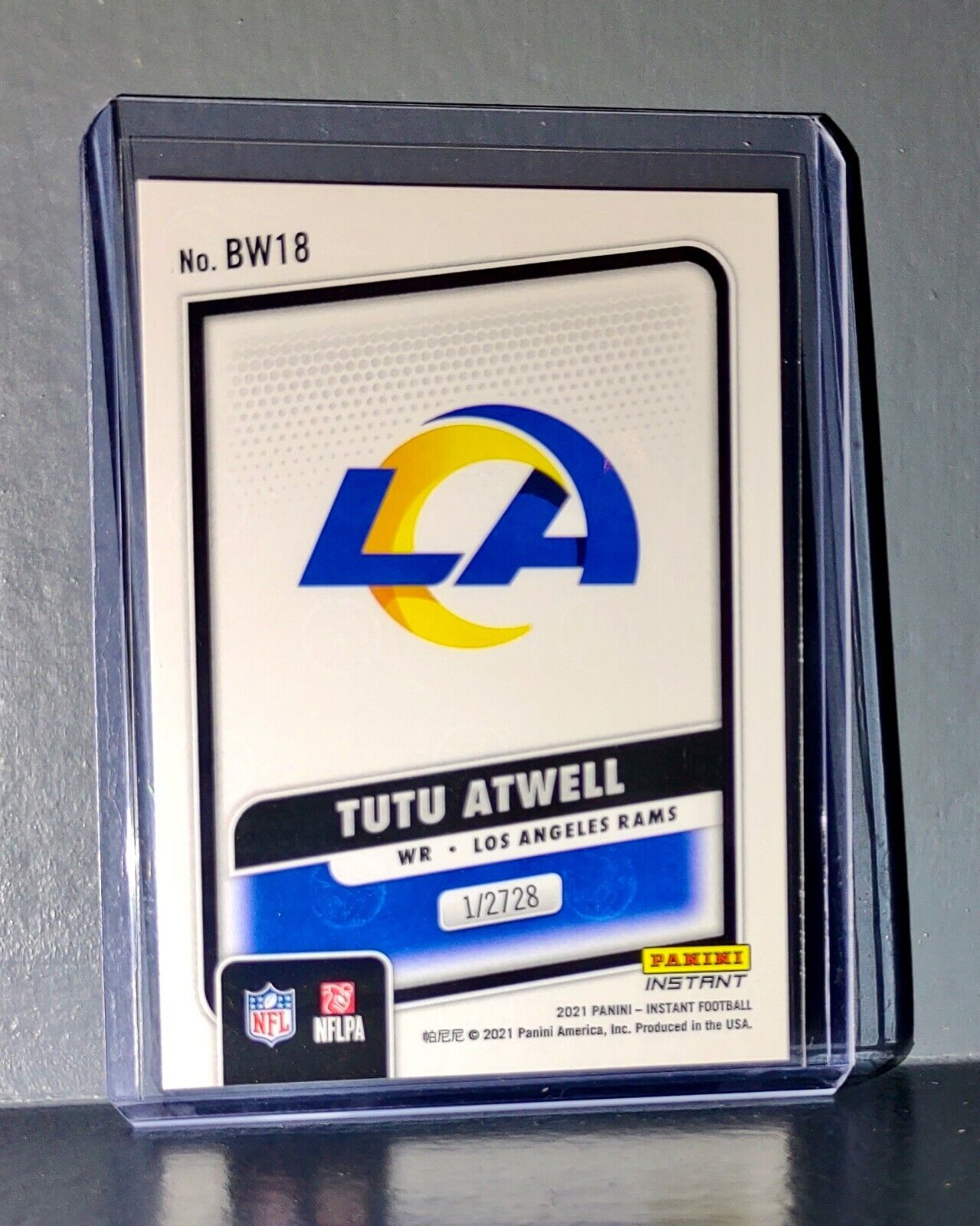 Tutu Atwell 2021 Panini NFL Black and White Rookies #18 Card 1/2728