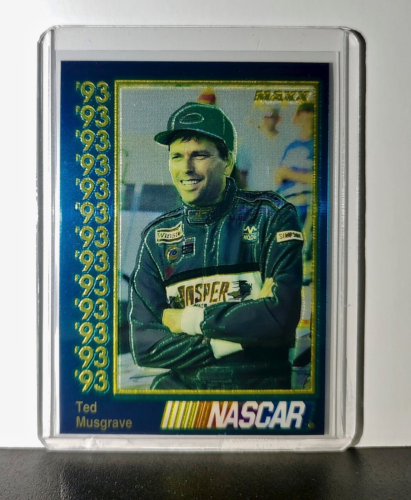 Ted Musgrave 1993 Maxx Premier Plus Racing #55 NASCAR Card RaDiUs Motorsports