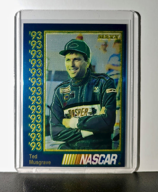Ted Musgrave 1993 Maxx Premier Plus Racing #55 NASCAR Card RaDiUs Motorsports