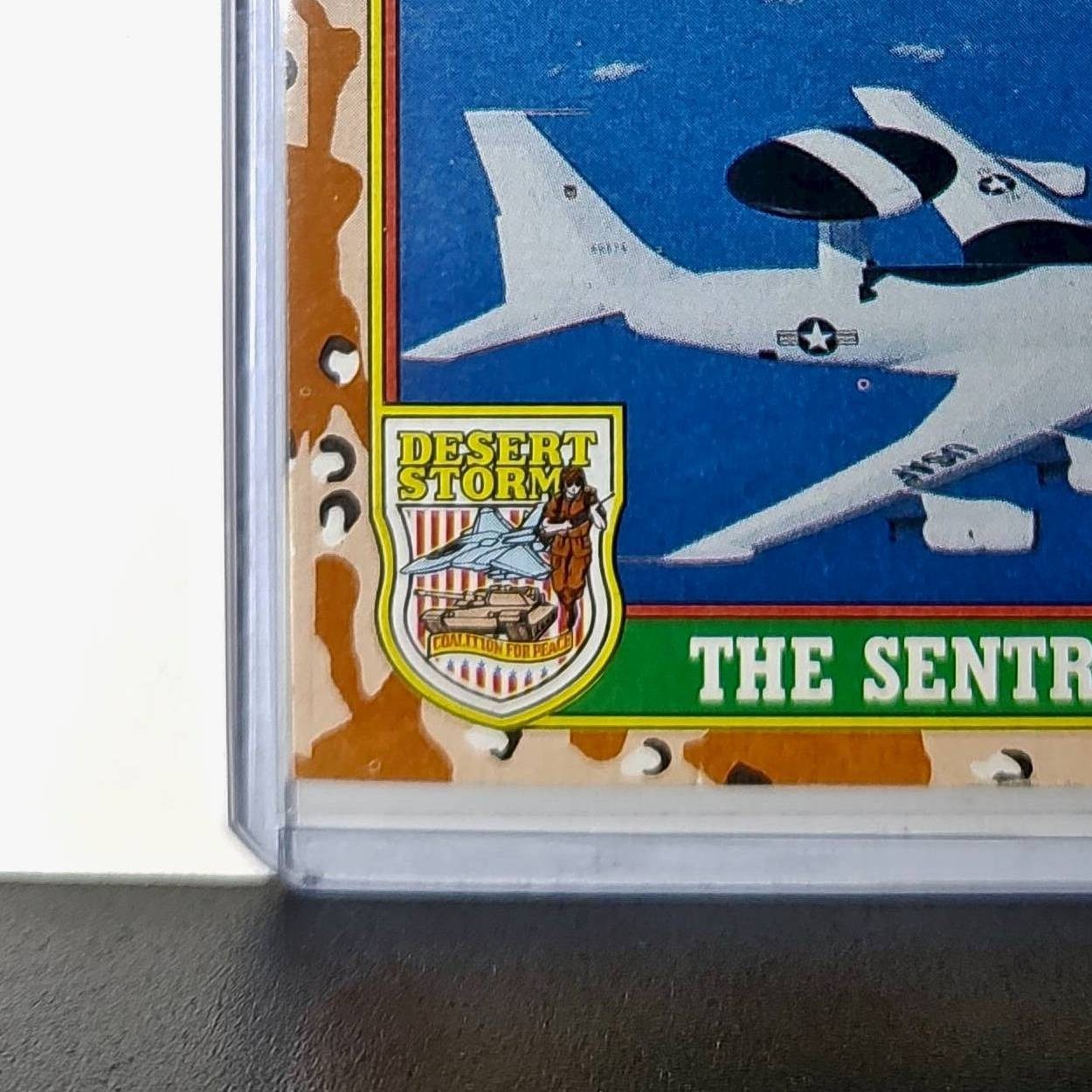 The Sentry – An E-3A AWACS 1991 Topps Desert Storm #33 Card