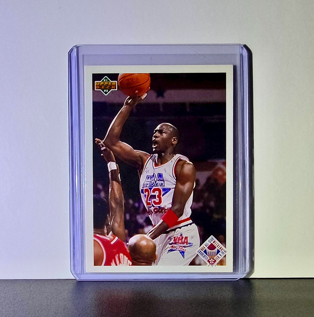 Michael Jordan 1991-92 Upper Deck All-Star Checklist #48 Card Chicago Bulls