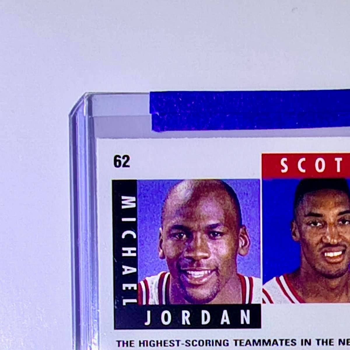 Michael Jordan Scottie Pippen 1992-93 Upper Deck Scoring Threats #62 Bulls