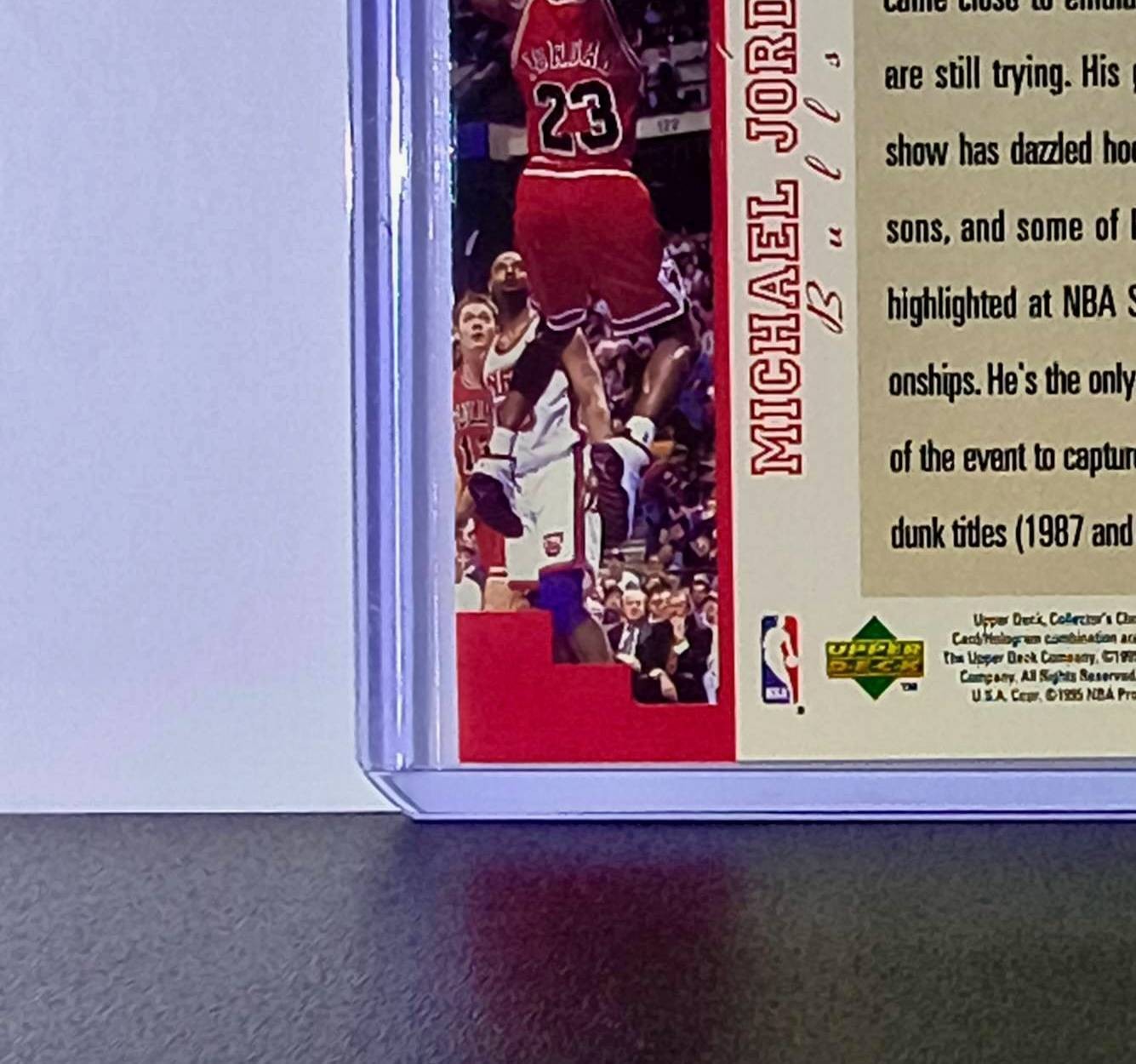 Michael Jordan 1995-96 Collector's Choice #195 Basketball Card Chicago Bulls