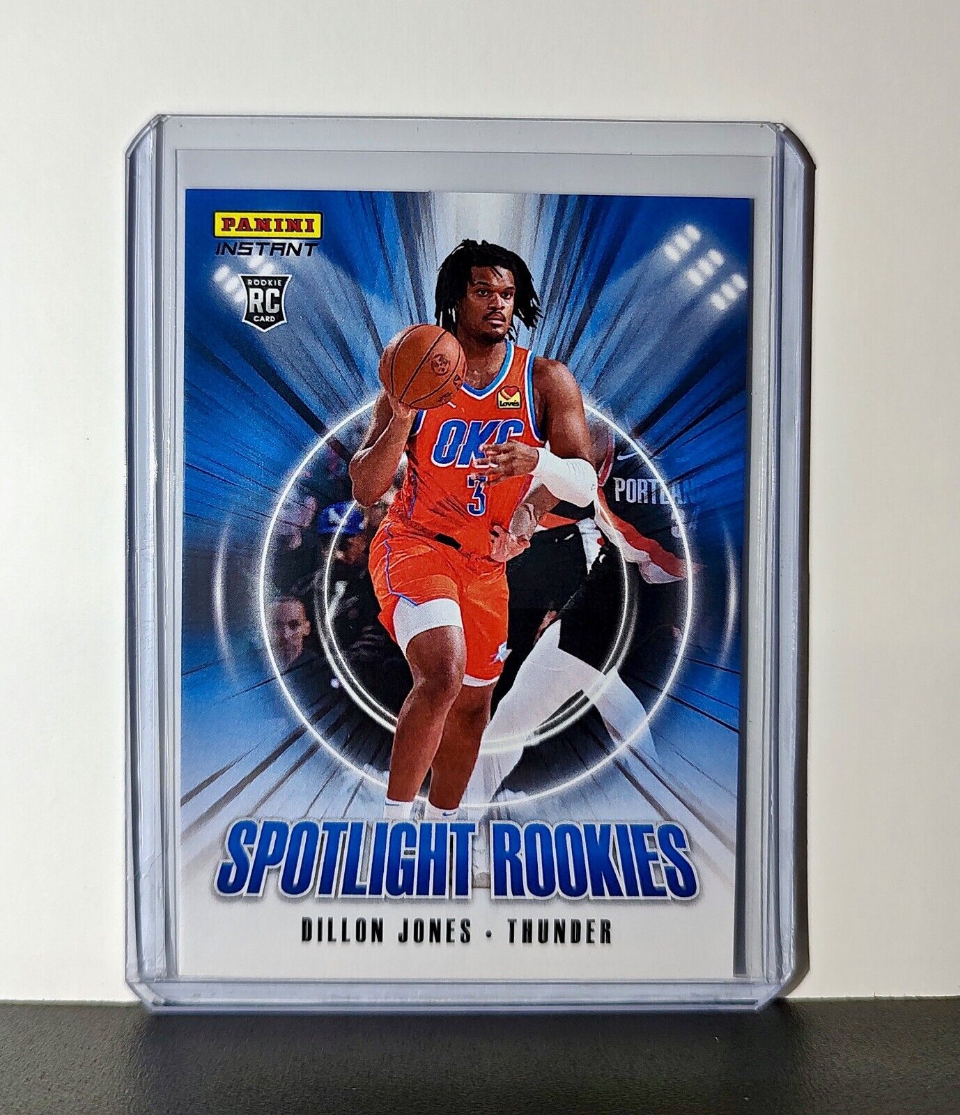 Dillon Jones Rookie 2024-25 Panini Spotlight Rookies NBA #25 Thunder 1 of 170