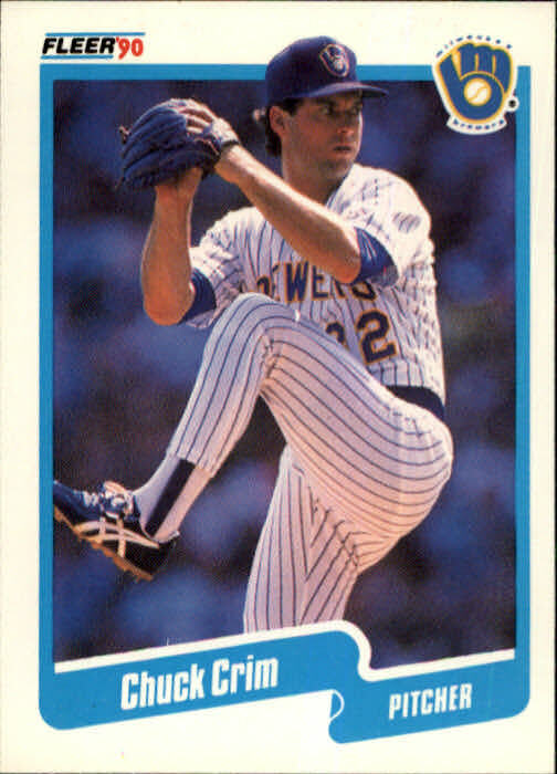 1990 Chuck Crim Fleer Baseball Card #319