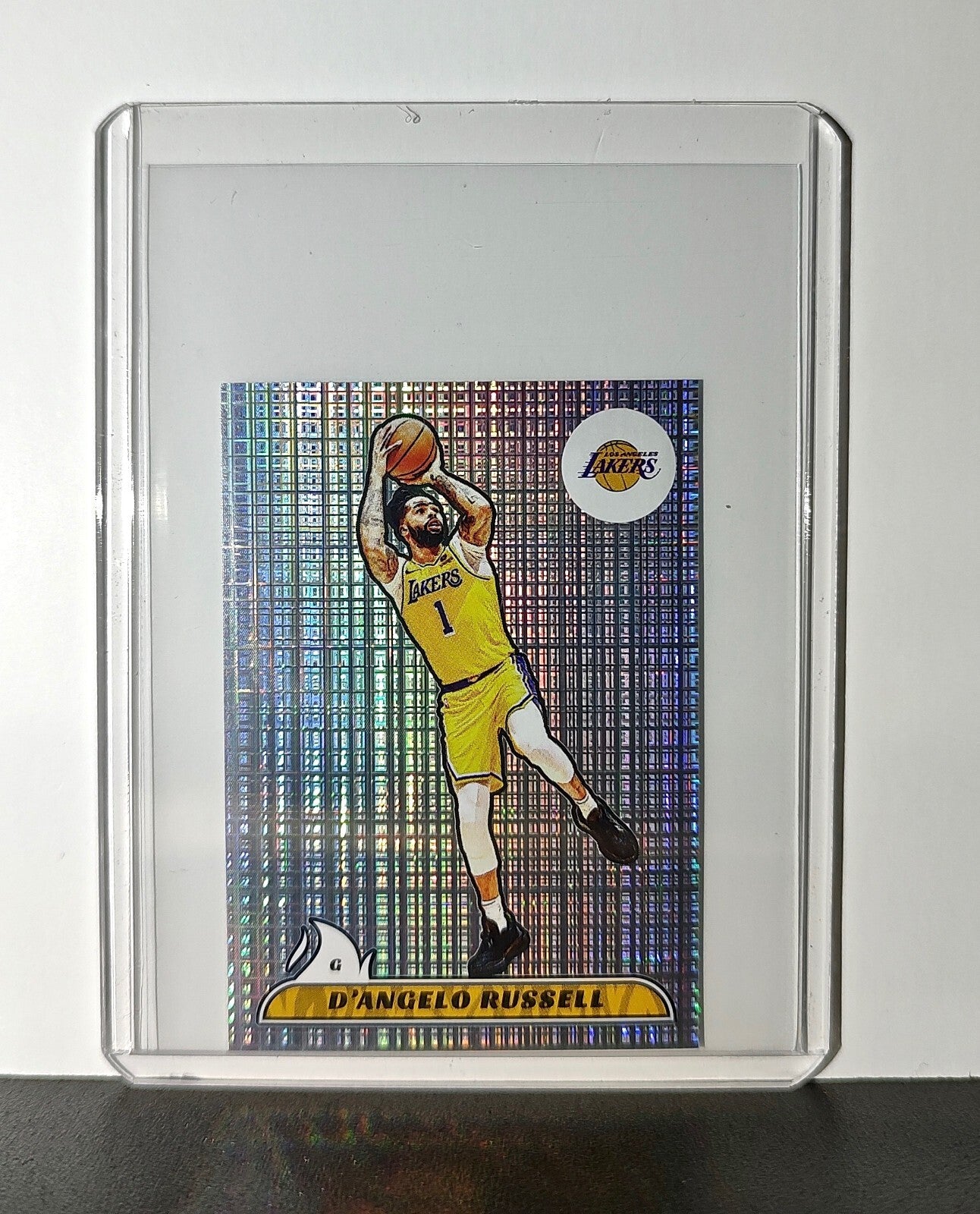 D'Angelo Russell 2024-25 Panini NBA #371 Foil Sticker Card Los Angeles Lakers