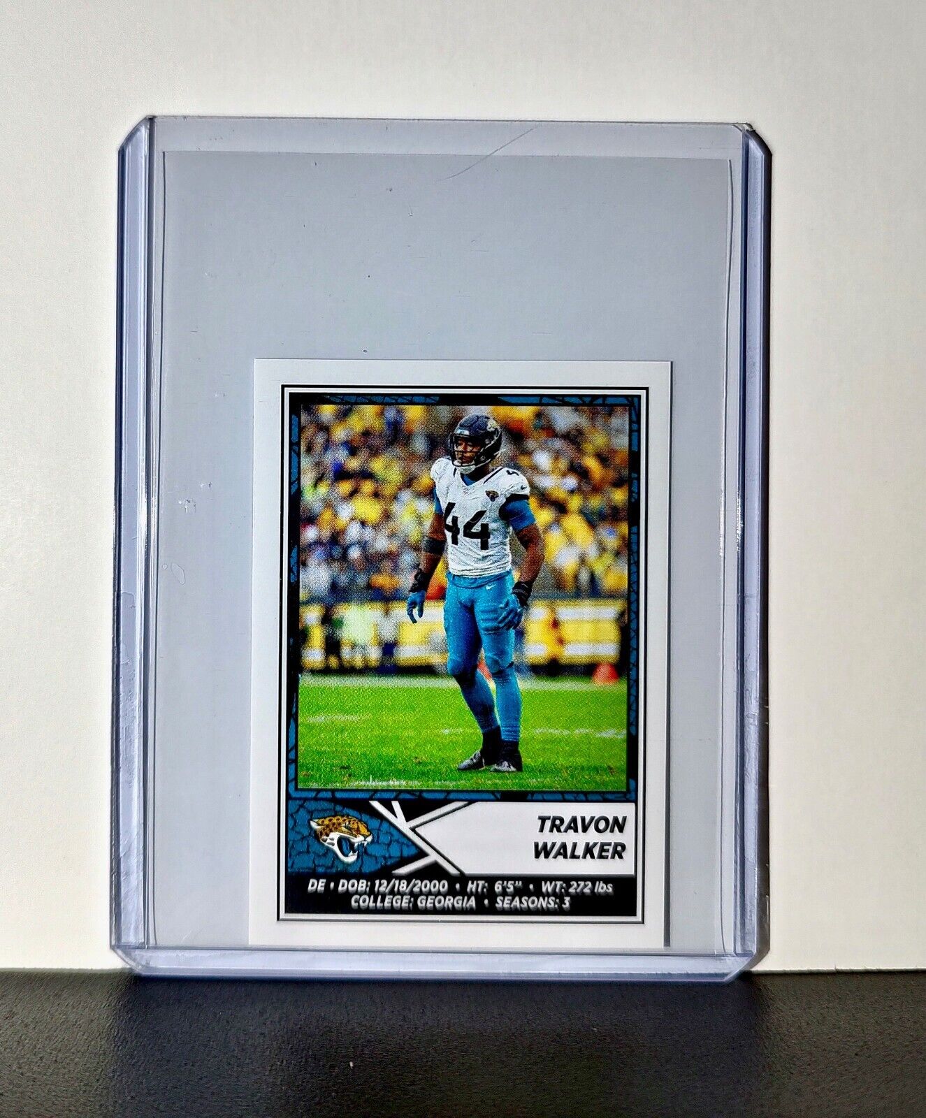 Travon Walker 2024 Panini NFL Sticker #210 Jacksonville Jaguars