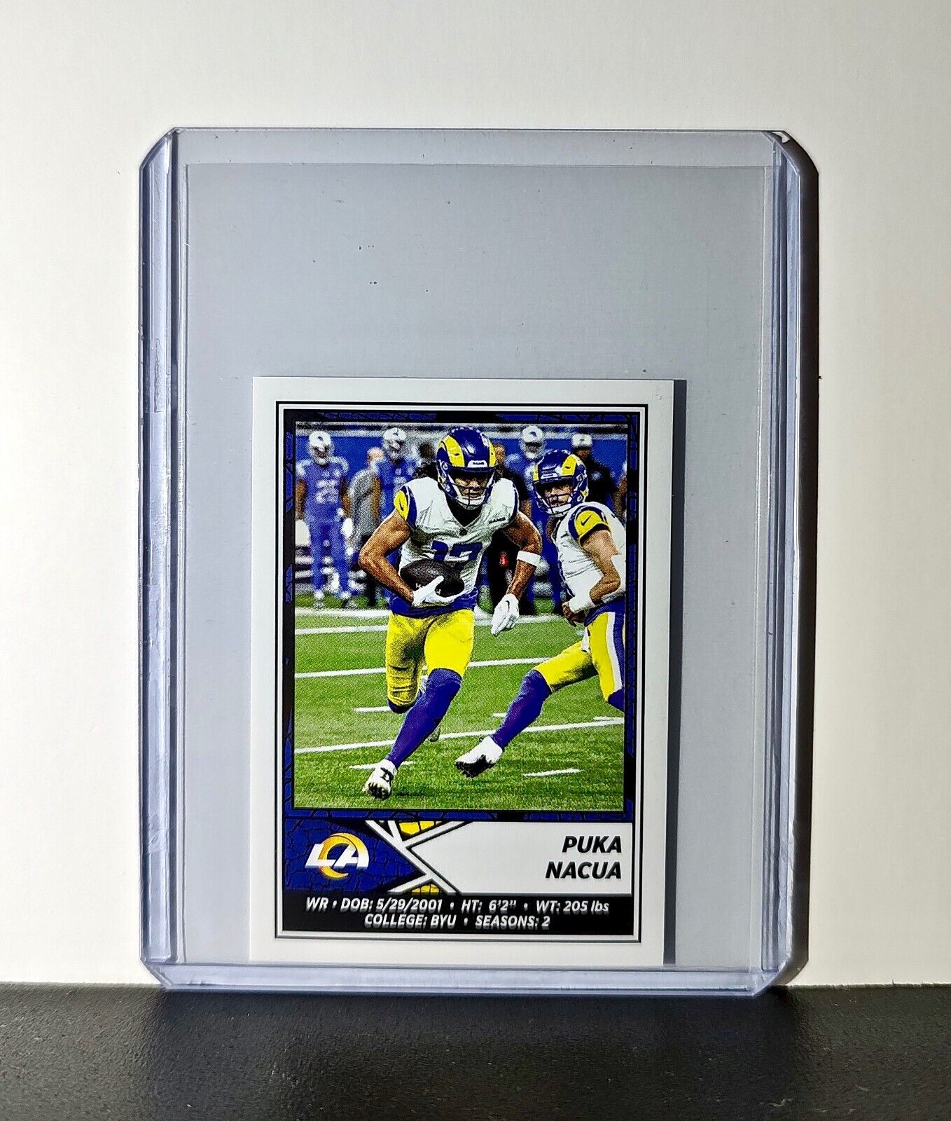 Puka Nacua 2024 Panini NFL Sticker #511 Los Angeles Rams