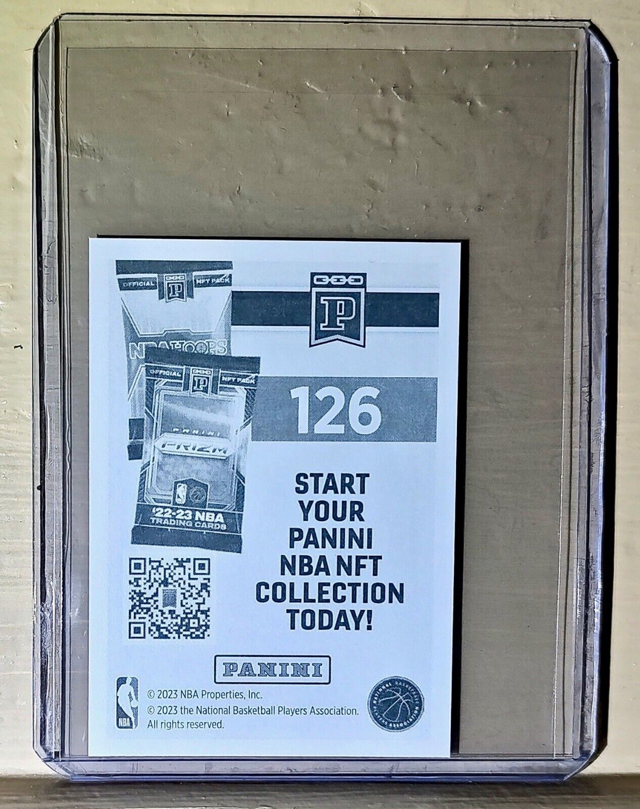 2023-24 Logo Panini NBA Basketball #126 Sticker Brooklyn Nets