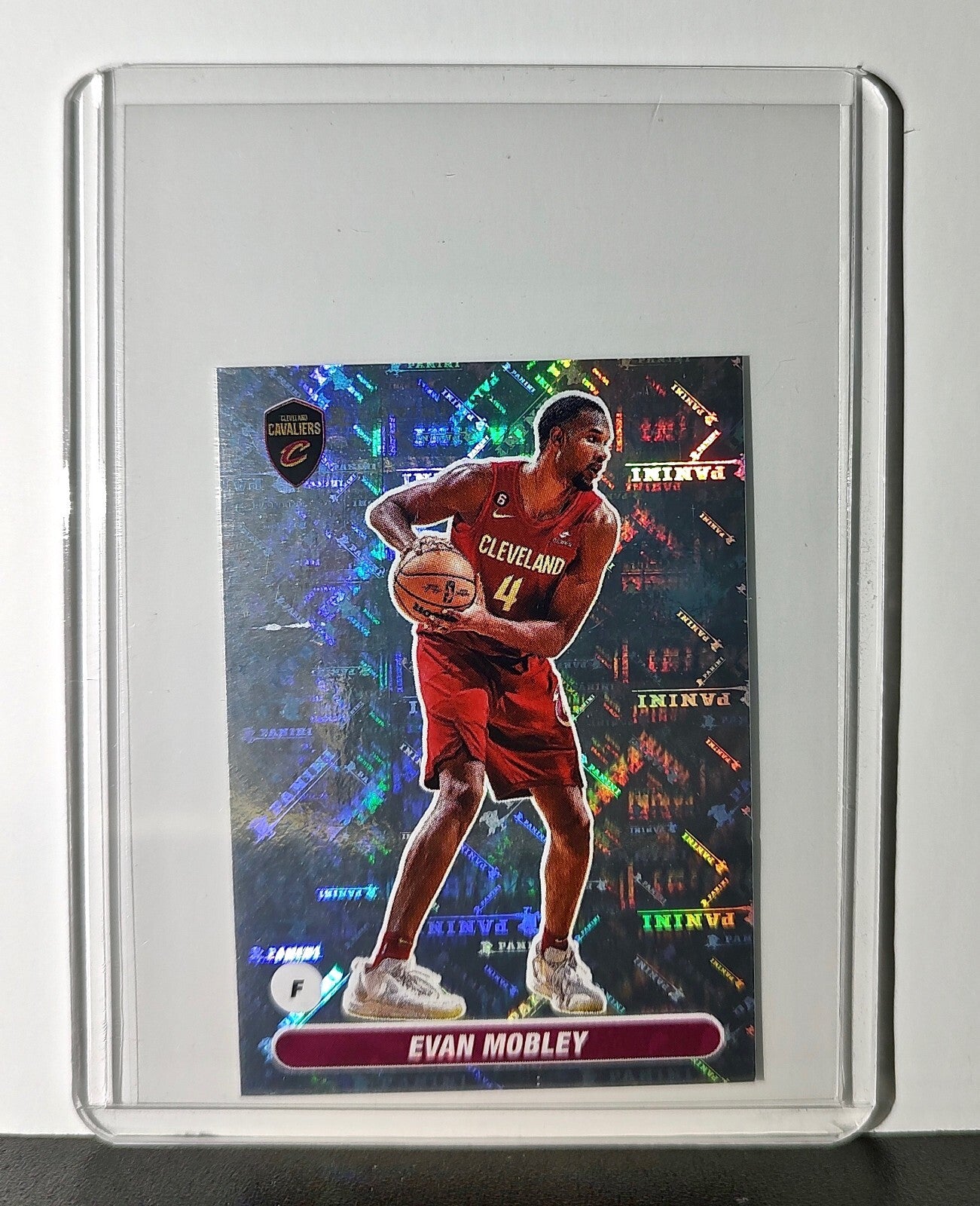 Evan Mobley 2023-24 Panini NBA #166 Foil Sticker Cleveland Cavaliers