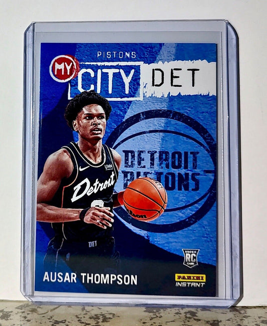 Ausar Thompson 2023-24 Panini NBA #17 MyCity Basketball Card Pistons 1/543