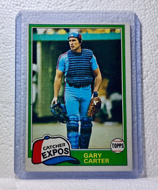 Gary Carter 1981 Topps MLB #660 Baseball Card Montreal Expos