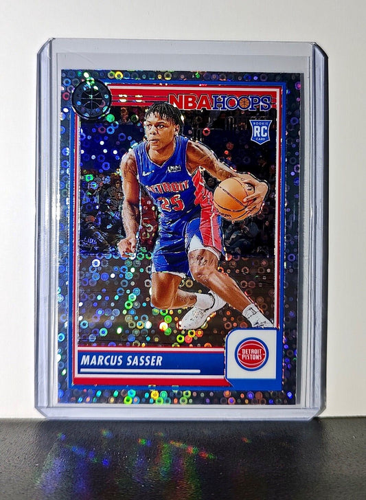 Marcus Sasser 2023-24 Panini Premium NBA Hoops #45 Disco Prizm Rookie Pistons