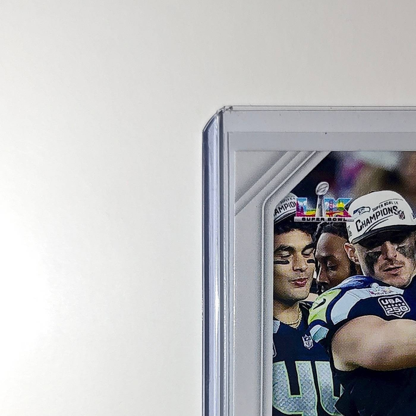 Eric Saubert 2026 Panini NFL Super Bowl LIX Champions #10 Card Seattle Seahawks