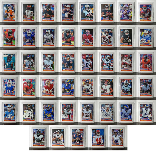 2024 Panini NFL Rated Rookie Retro Complete 45 Card Rookie Football Set 1 of 890