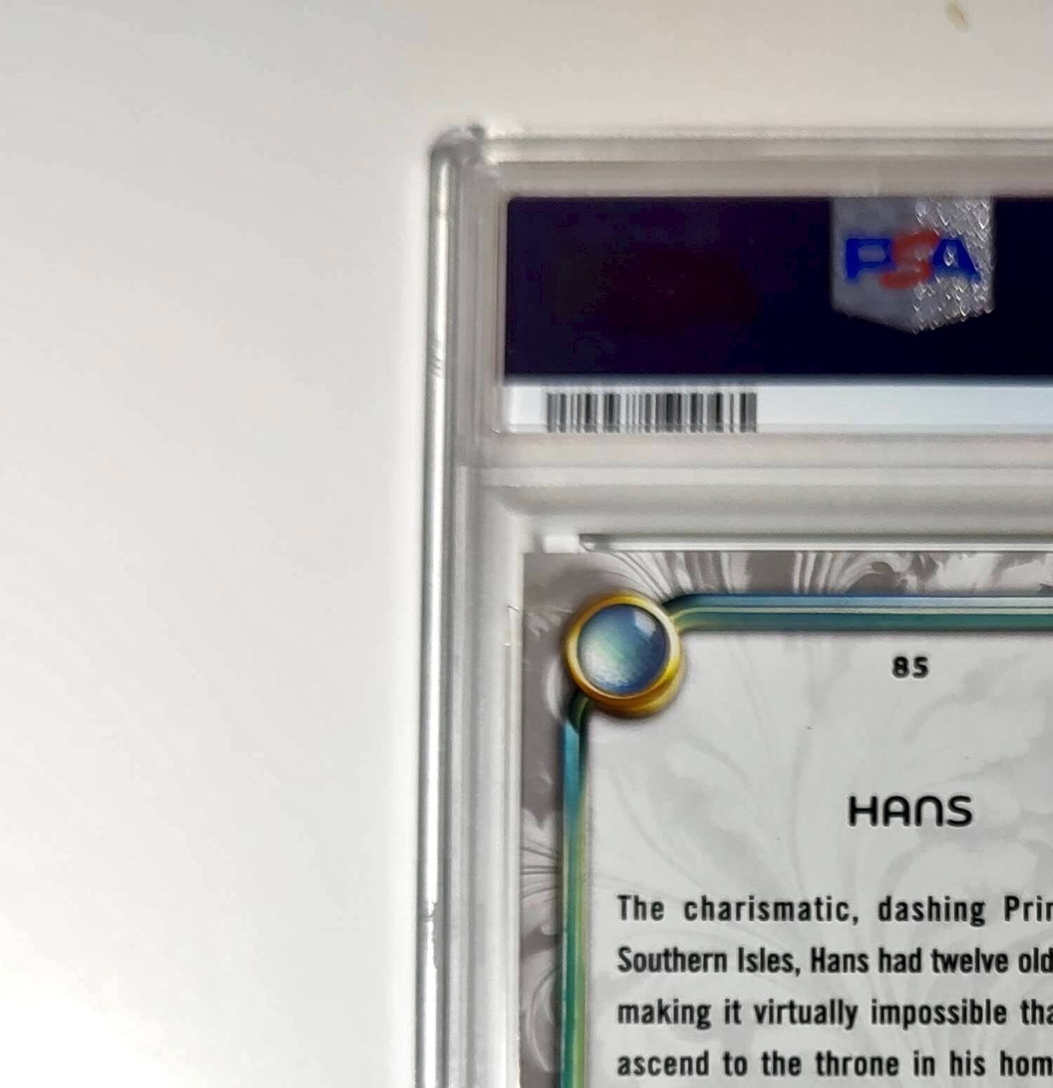 Hans 2025 Topps Disney Wonder #85 Winter Variant Card Frozen PSA 9