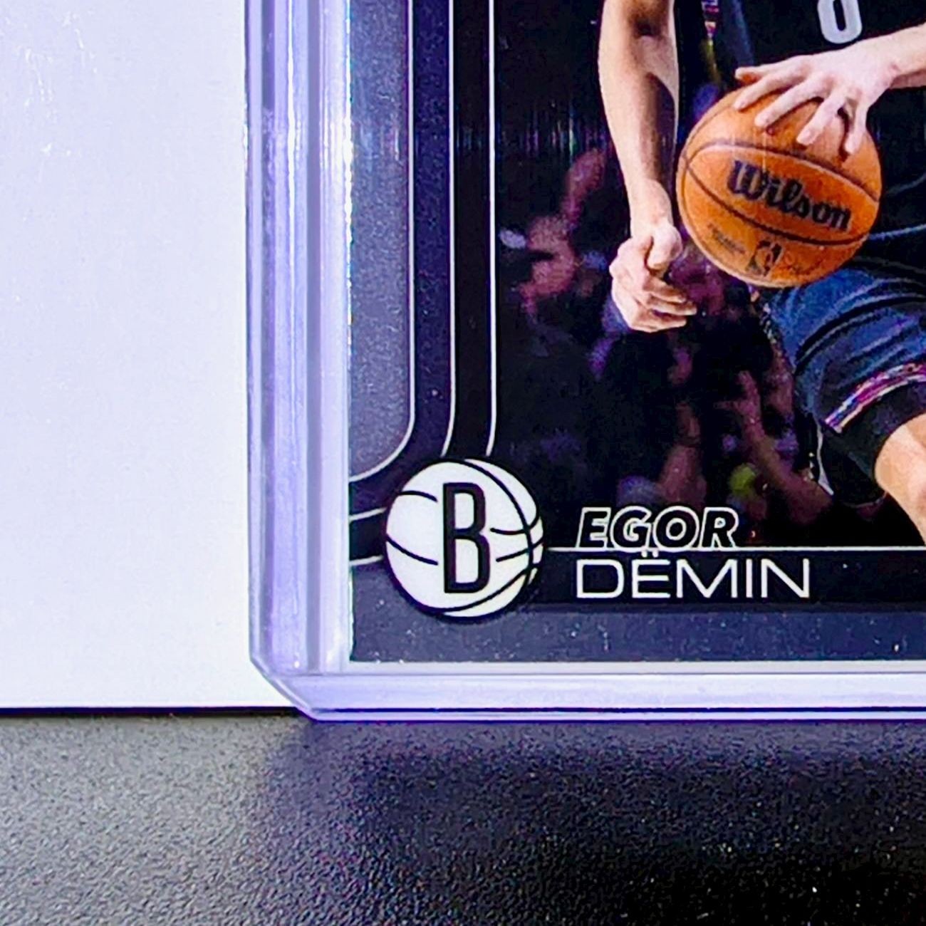 Egor Dëmin Rookie 2025-26 NBA Topps Chrome Update #158 Basketball Card Nets 