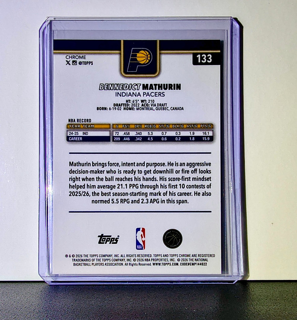 Derrick Jones Jr. 2025-26 NBA Topps Chrome Update #133 Card Los Angeles Clippers