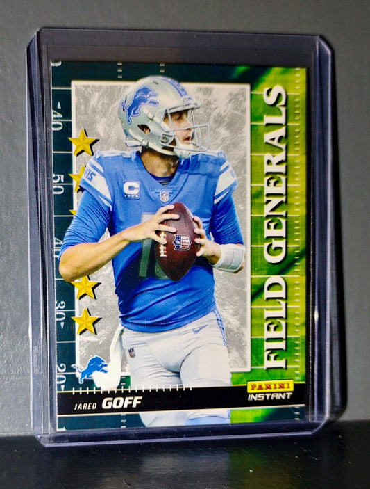 Jared Goff 2021 Panini NFL Instant Field Generals #11 Rookie Card 1 of 2088