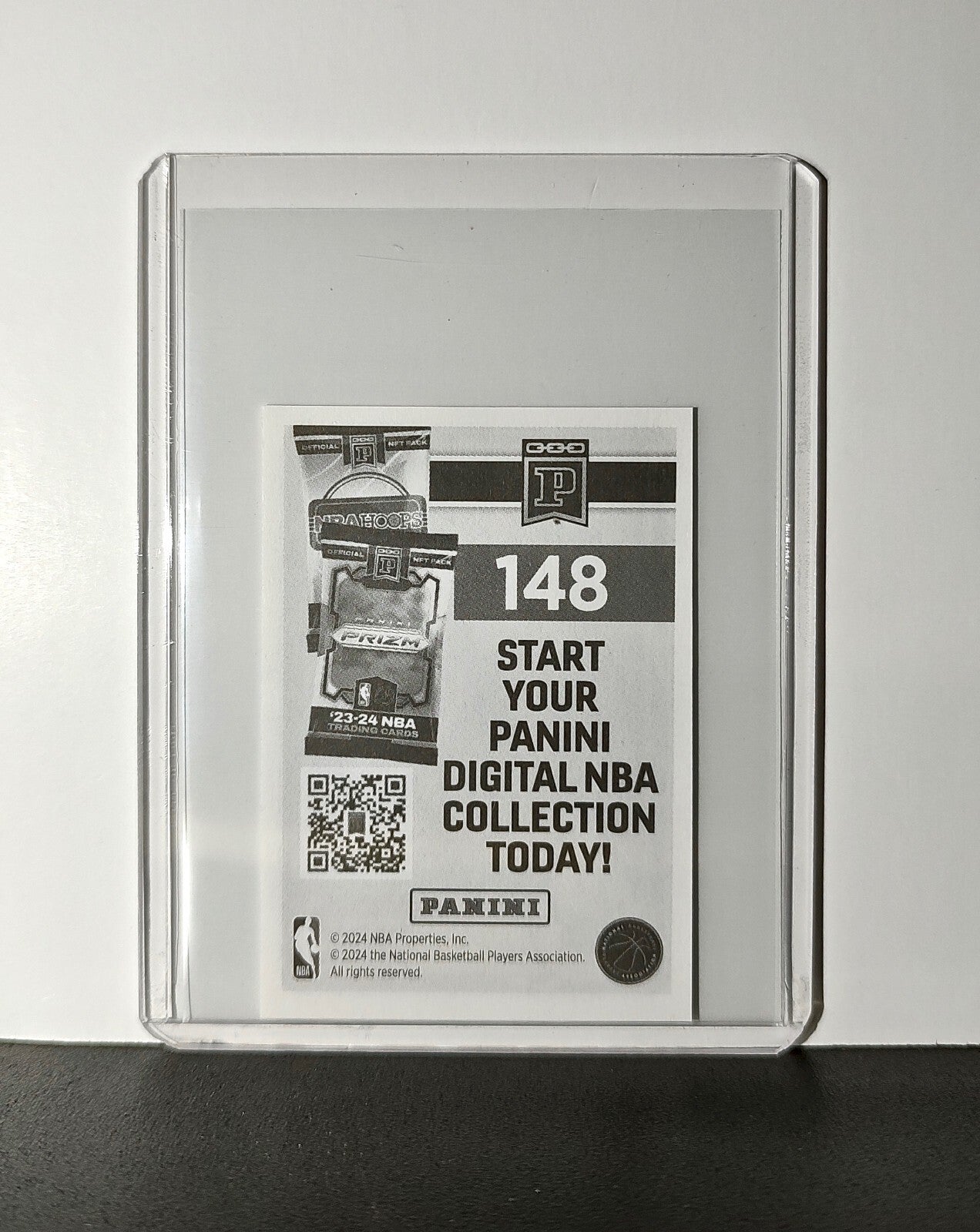 Tidjane Salaün Rookie 2024-25 Panini NBA #148 Sticker Card Charlotte Hornets