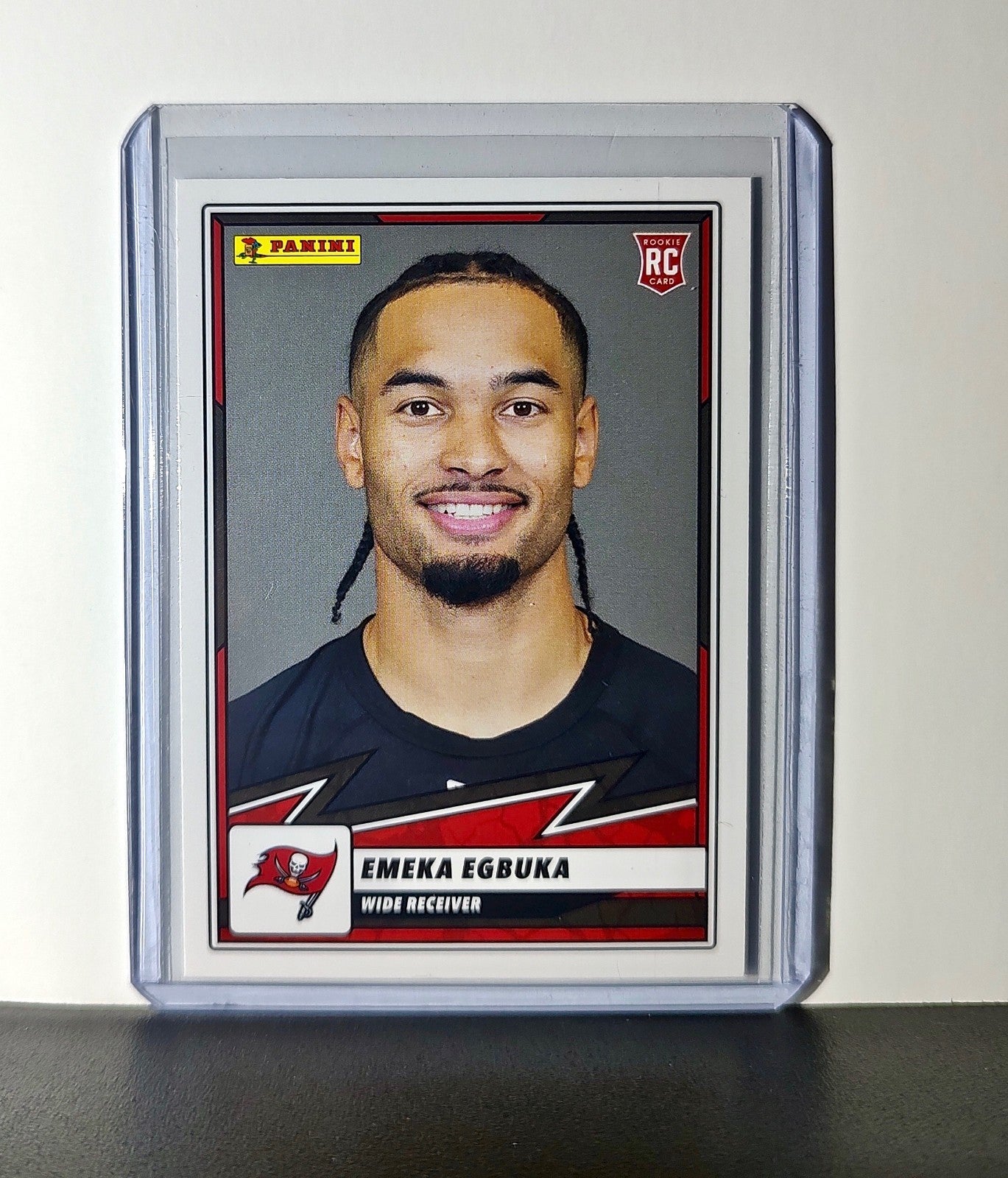 Emeka Egbuka Rookie 2025 Panini NFL #78 Sticker Card Tampa Bay Buccaneers