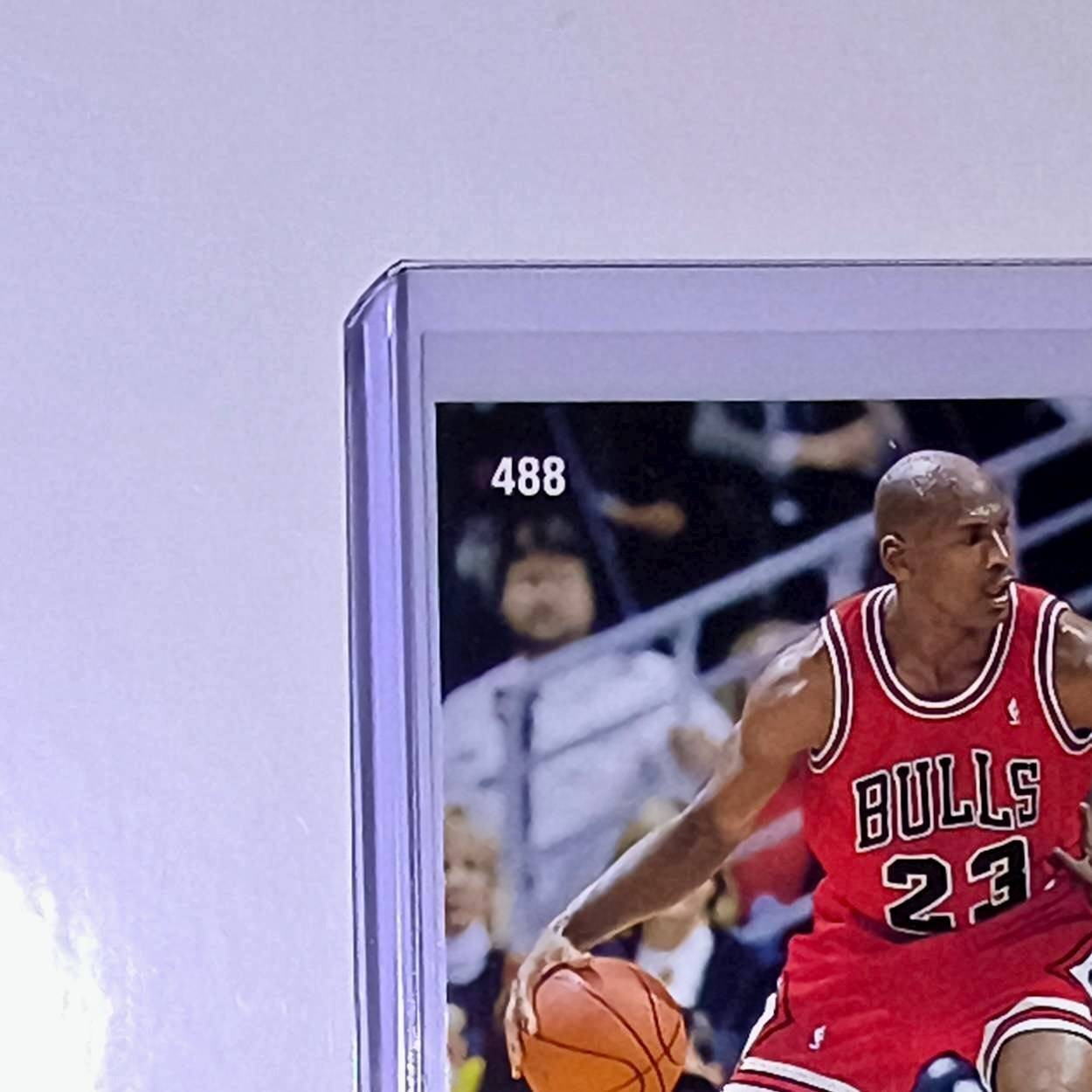 Michael Jordan 1992-93 Upper Deck Game Faces #488 Basketball Card Chicago Bulls