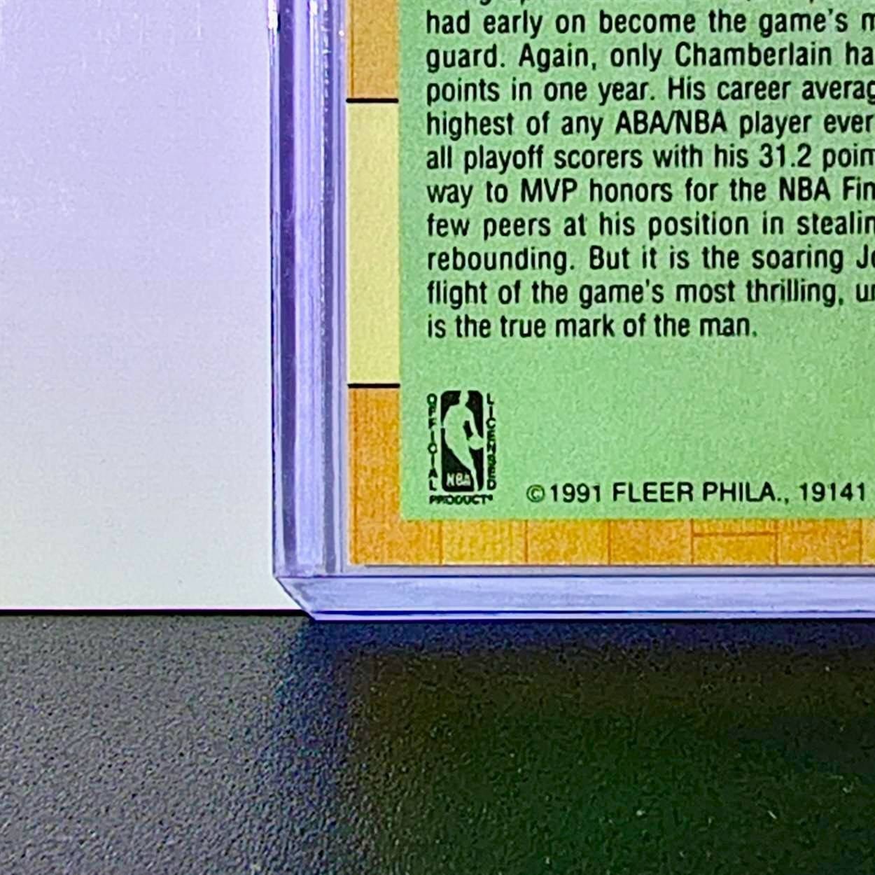 Michael Jordan 1991-92 Fleer League Leaders #220 Basketball Card Chicago Bulls