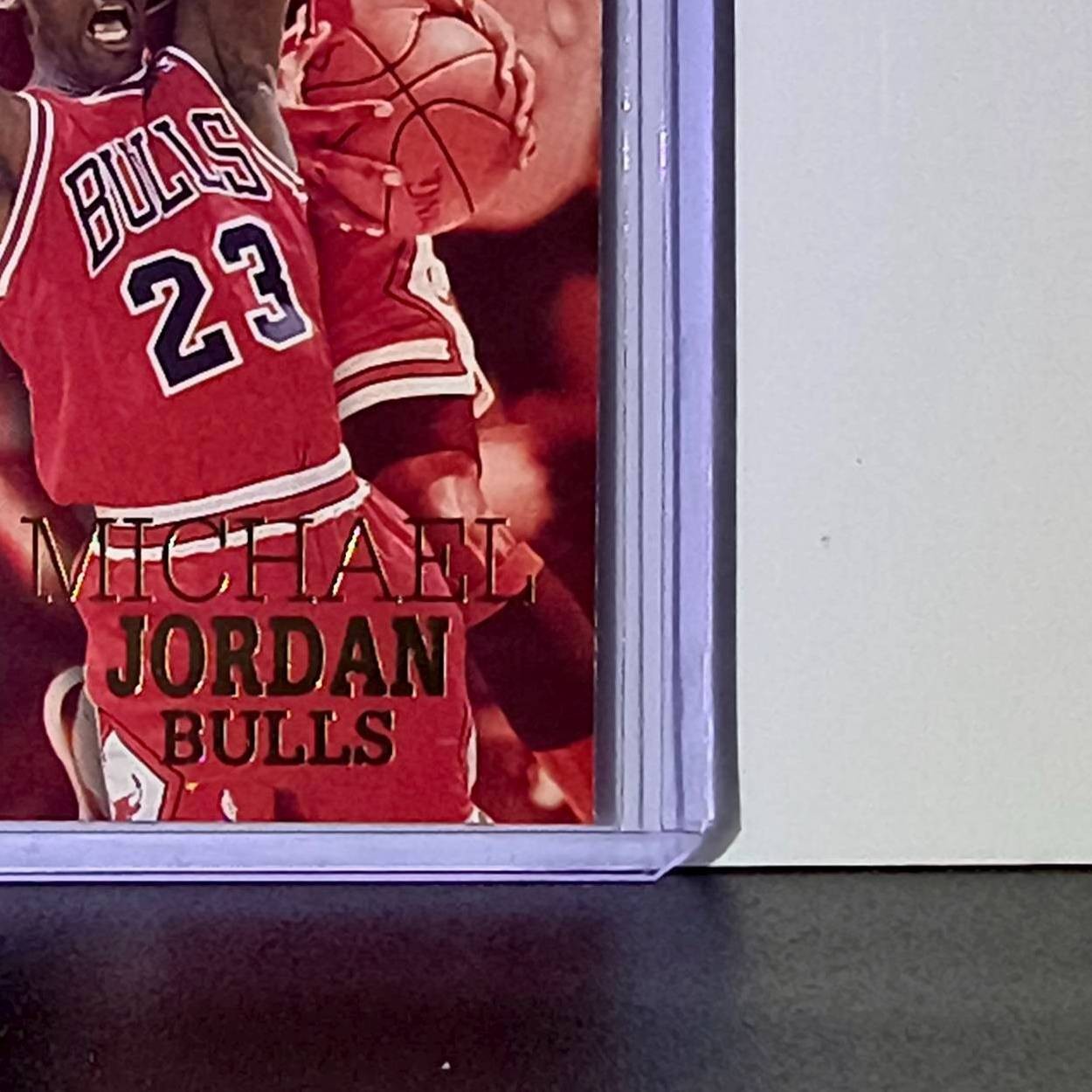 Michael Jordan 1996-97 NBA Hoops Career Best Game #335 Card Chicago Bulls