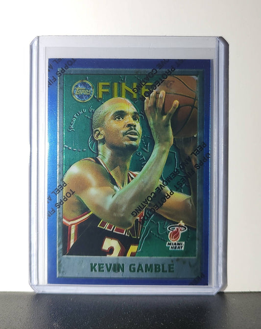 Kevin Gamble 1995-96 Topps Finest NBA #148 Card Miami Heat