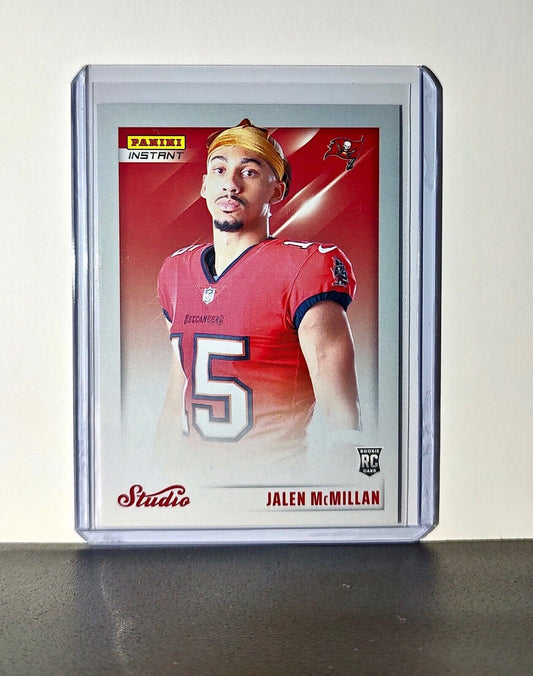 Jalen McMillan 2024 Panini NFL Studio Rookies #9 Card Buccaneers 1/1672
