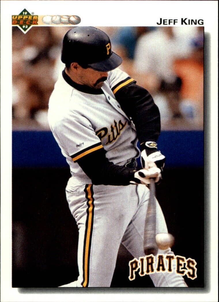 Jeff King 1992 Upper Deck MLB #111 Baseball Card Pittsburgh Pirates
