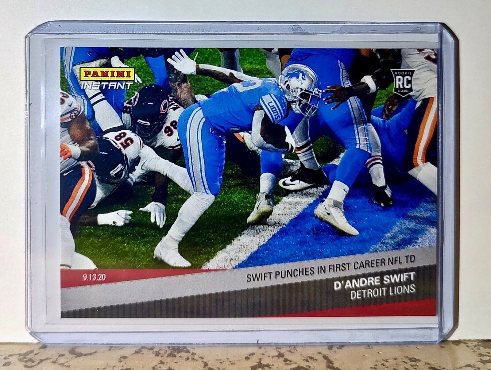 D'Andre Swift 2020 Panini NFL #14 Rookie Football Card Detroit Lions 1 of 188